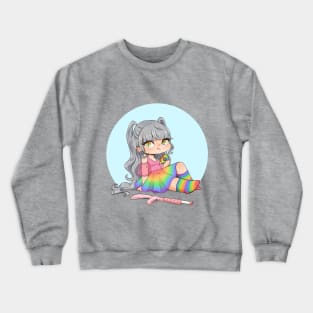 Munching Eva Crewneck Sweatshirt